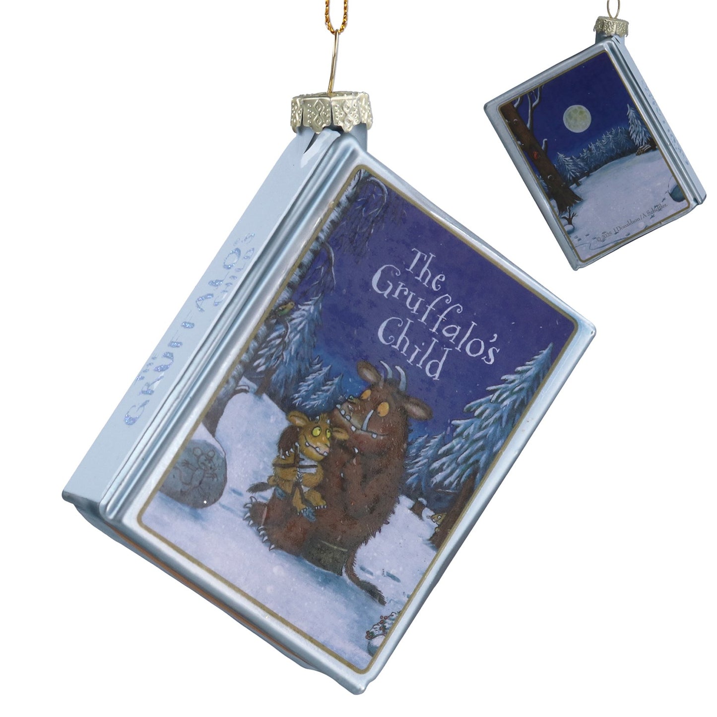 Gisela Graham The Gruffalo's Child Glass Book Decoration