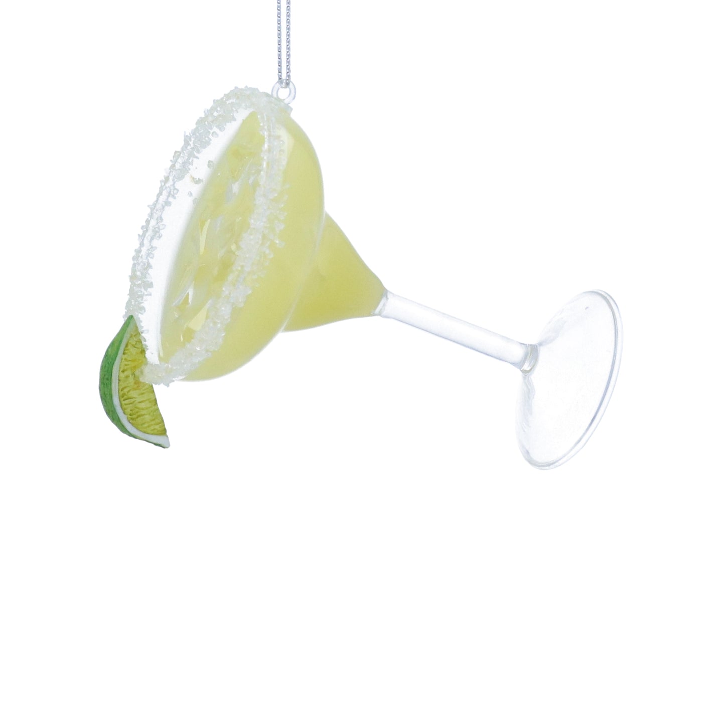 Gisela Graham Margarita with Lime Glass Decoration