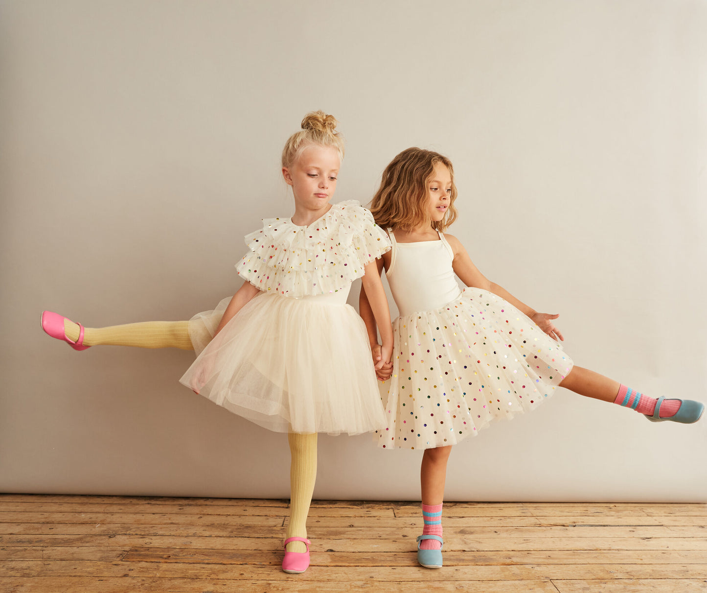Bob & Blossom Vanilla Spot Dress