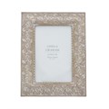 Gisela Graham Taupe Wood Effect Leaf Resin Picture Frame