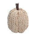 Cornhusk Pumpkin Ornament - Natural