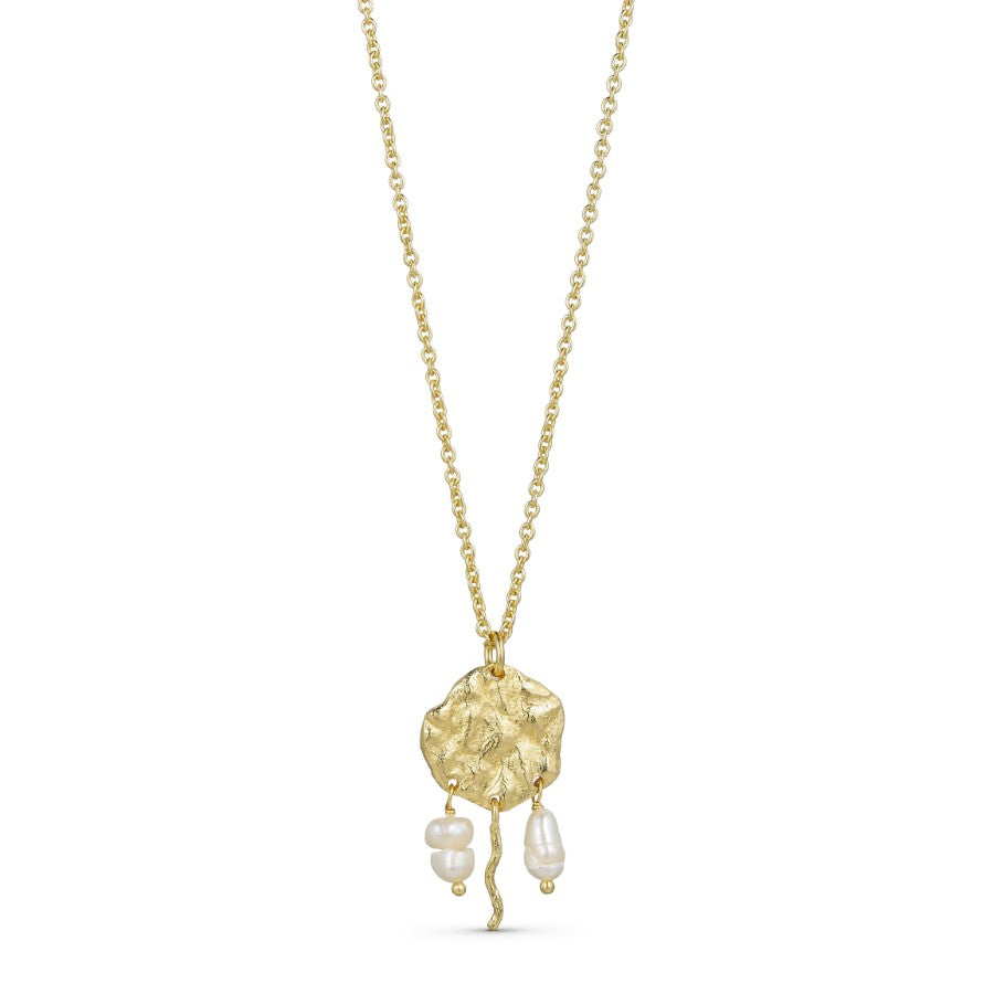 Pure By Nat Necklace With Pendant And Pearls