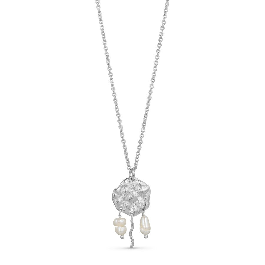 Pure By Nat Necklace With Pendant And Pearls