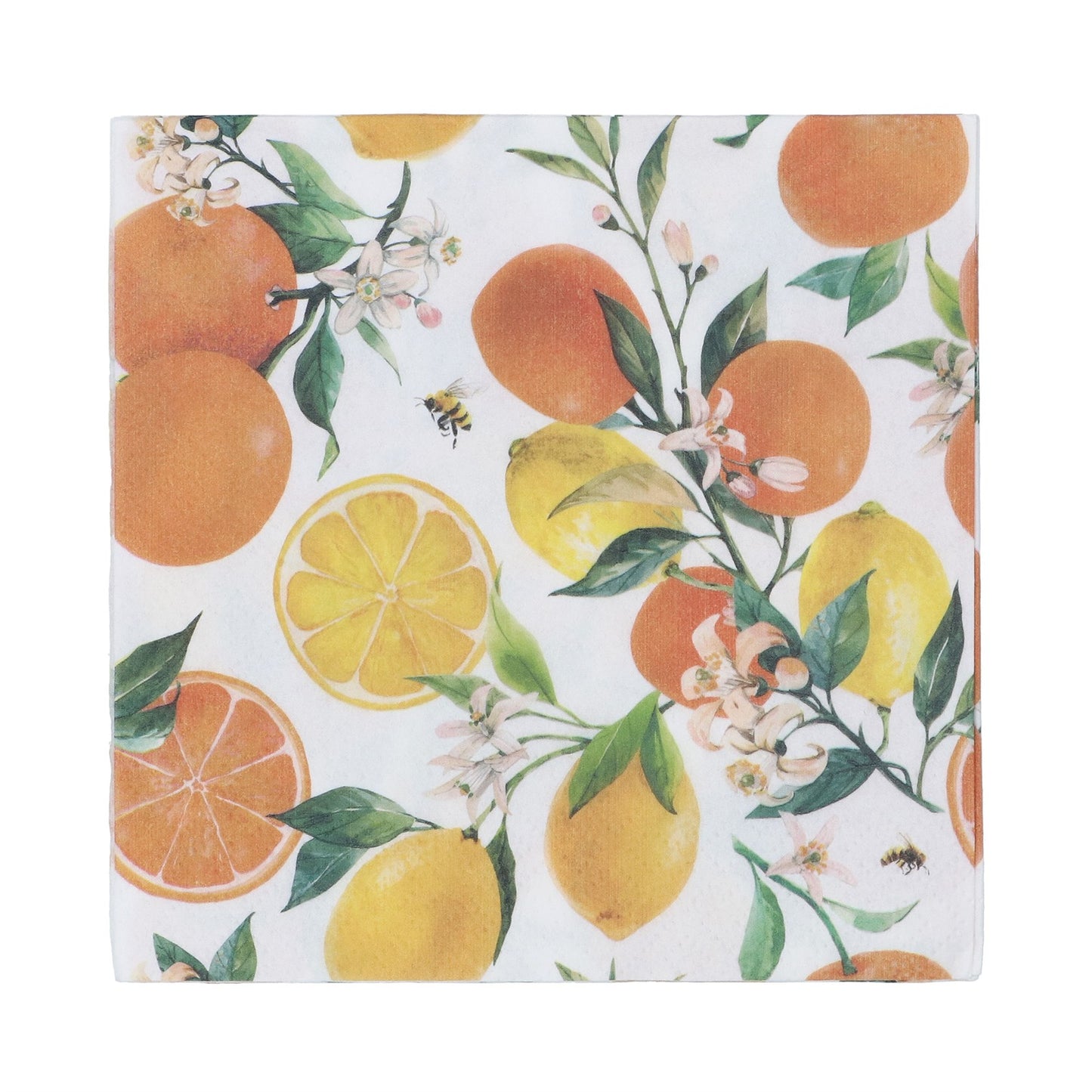 Napkins - Gisela graham Oranges and lemons Paper