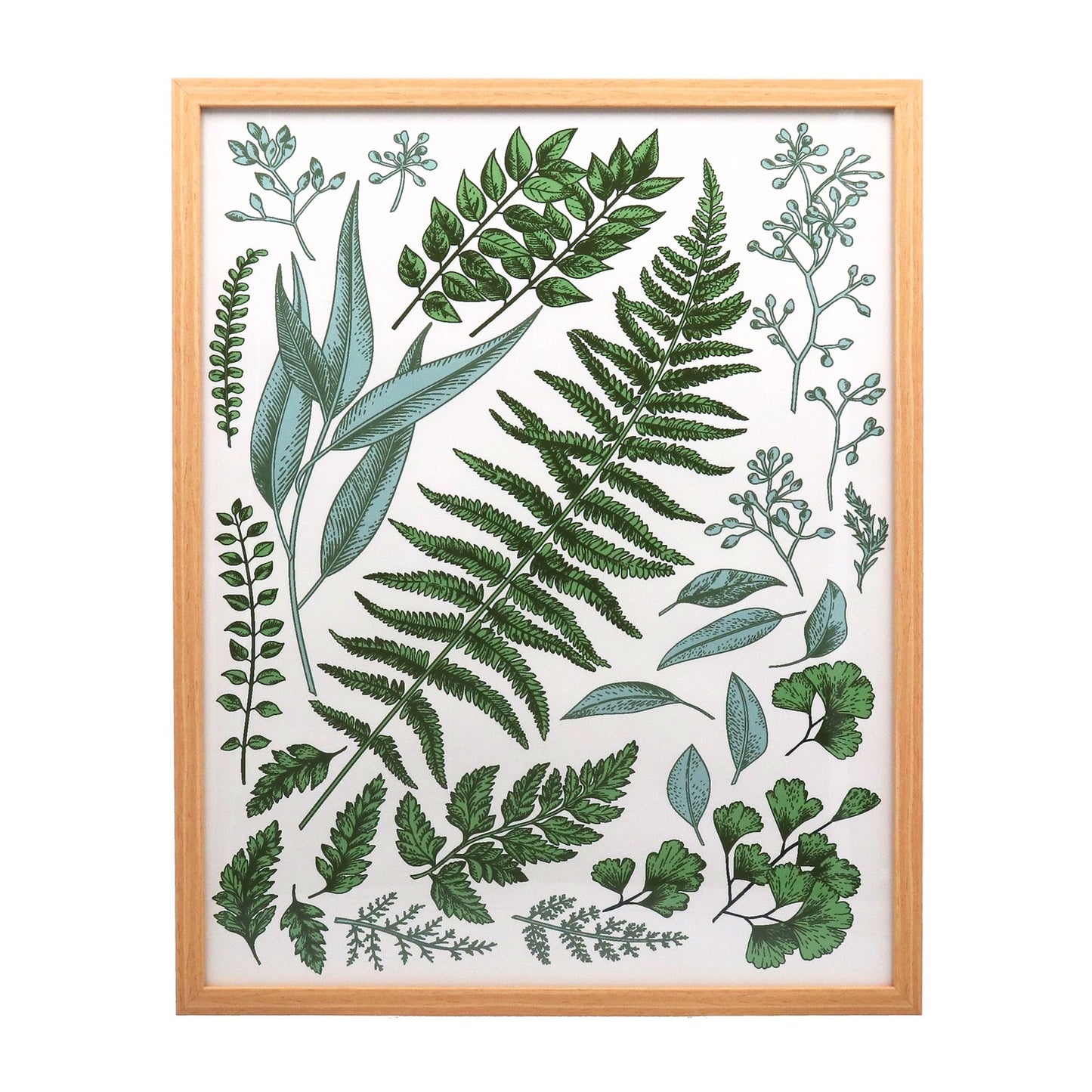 Gisela Graham Leaf Study Natural Framed Print