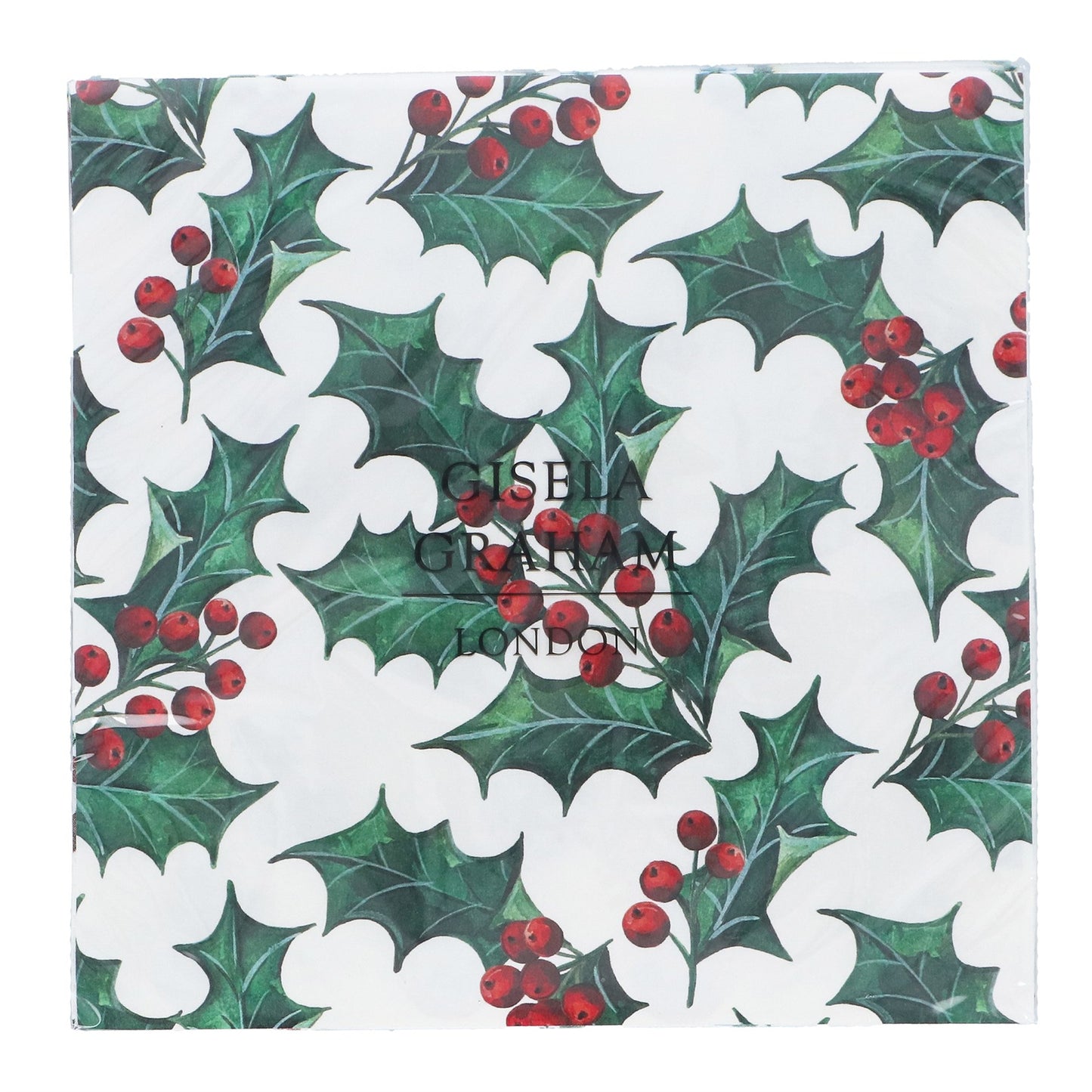 Gisela Graham Holly Paper Napkins