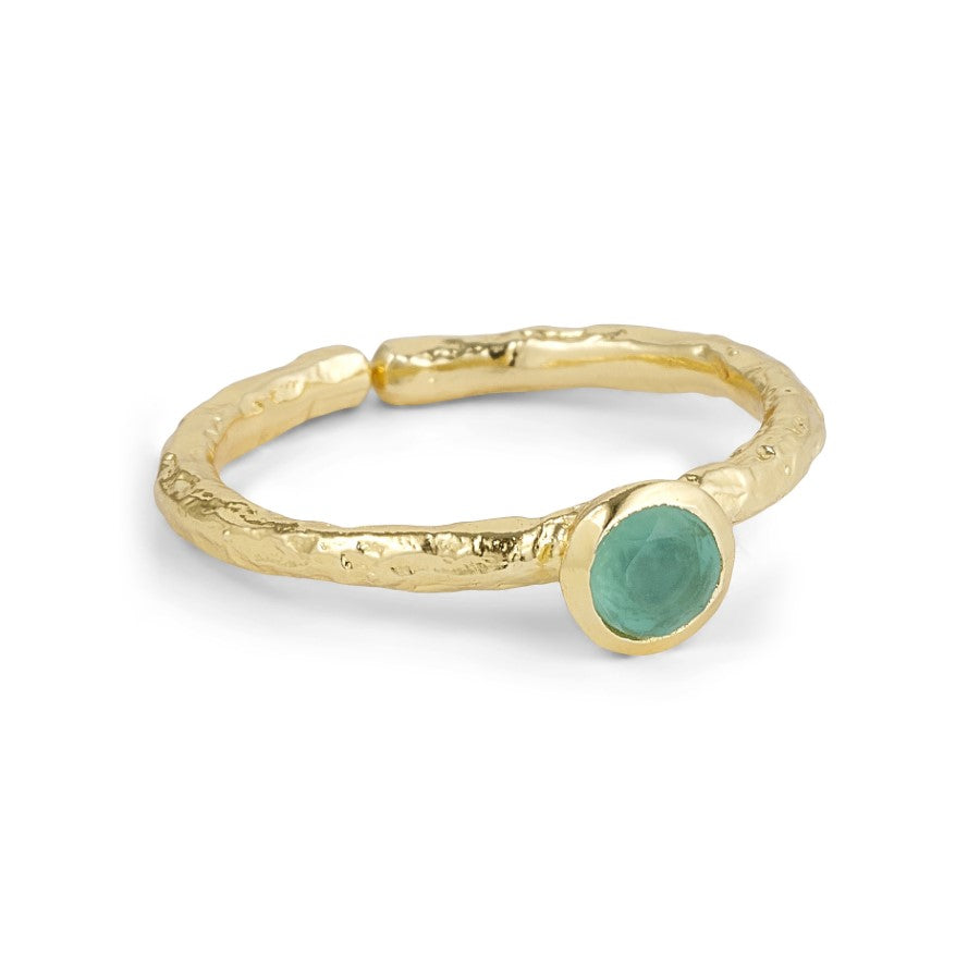 Pure By Nat Ring with Natural Stone