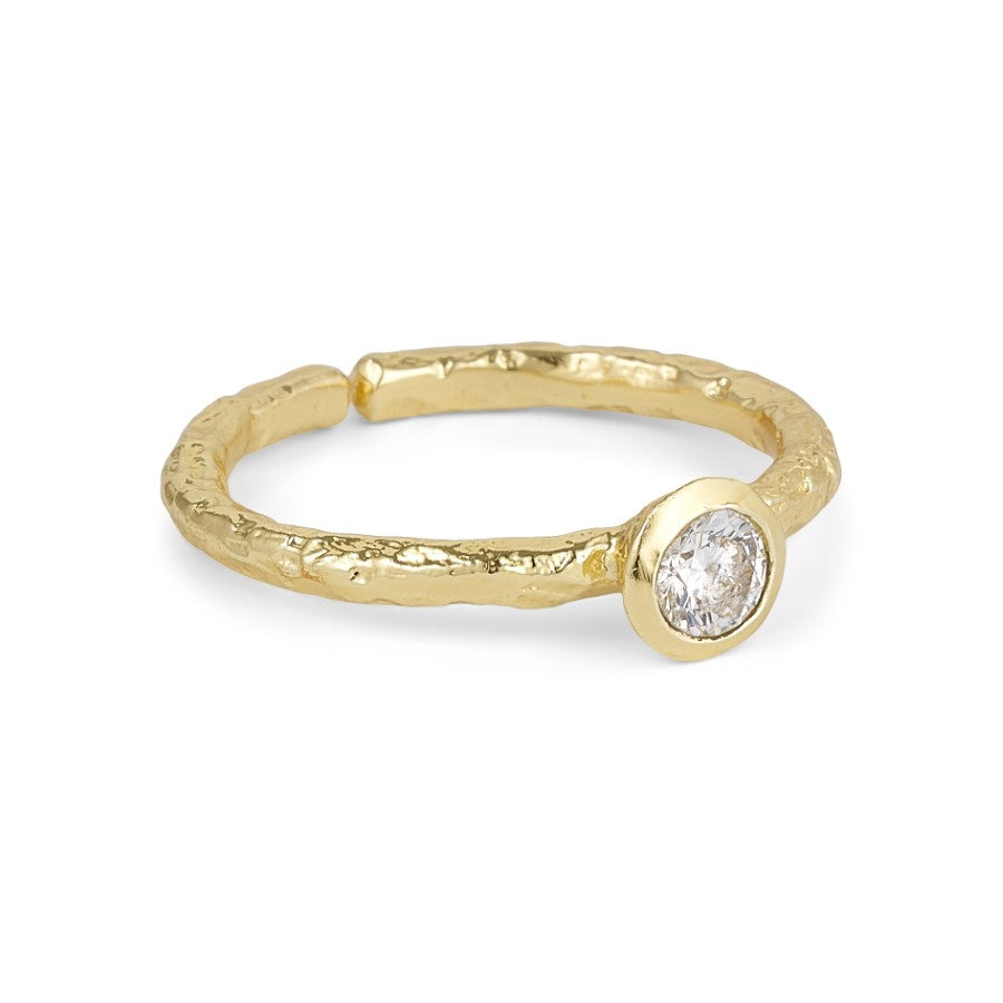 Pure By Nat Ring with Natural Stone