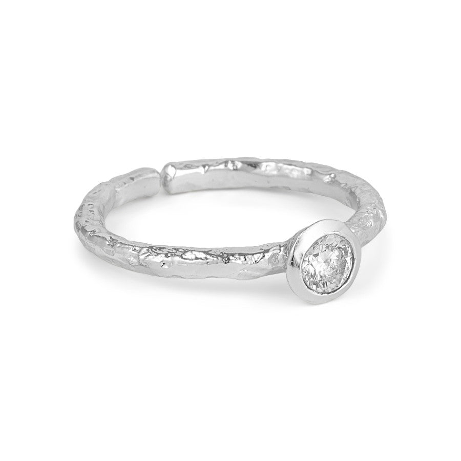 Pure By Nat Ring with Natural Stone