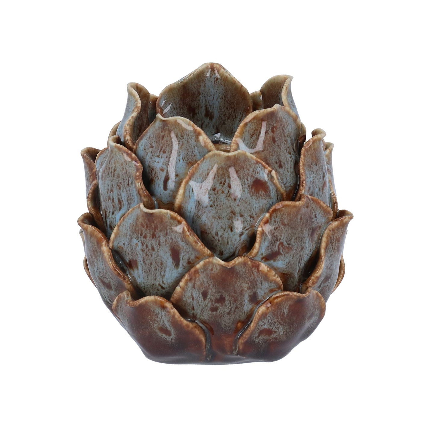 Gisela Graham Blue/Brown Artichoke T-Lite Holder