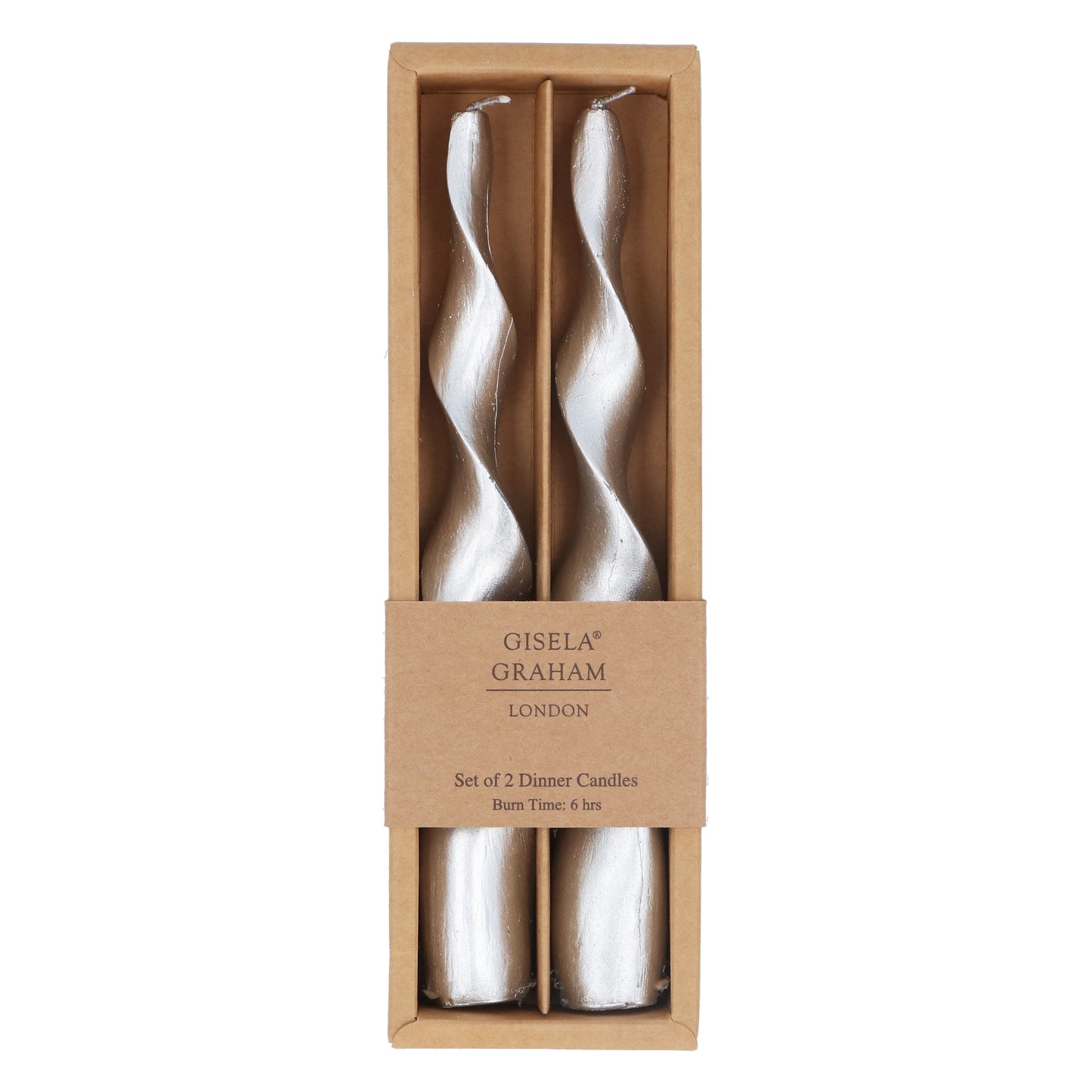 Gisela Graham Vintage Twist Taper Candle