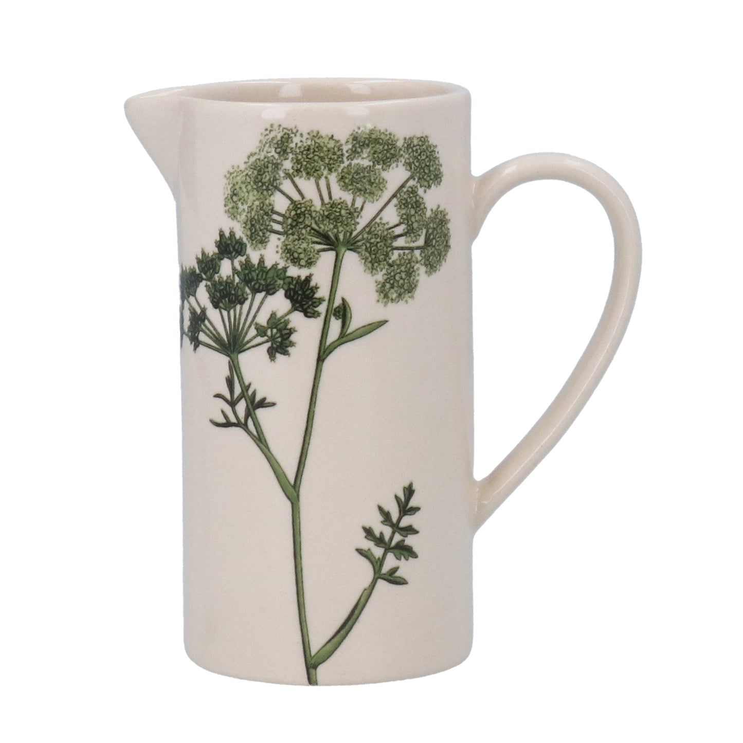 Gisela Graham Stoneware Milk Jug - Spring Hedgerow