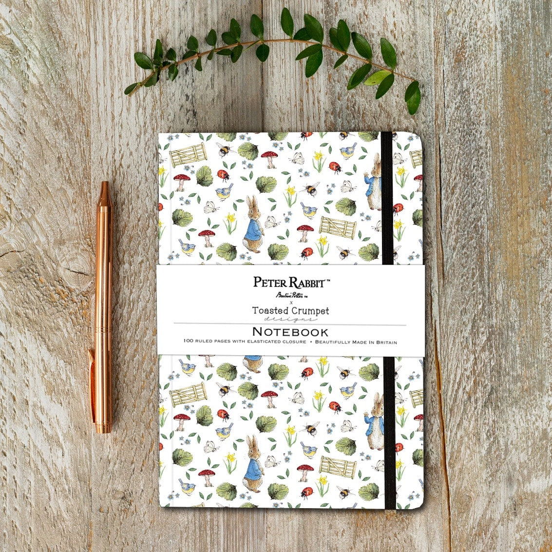Toasted Crumpet Peter Rabbit Fresh Meadow Breeze A5 Notebook