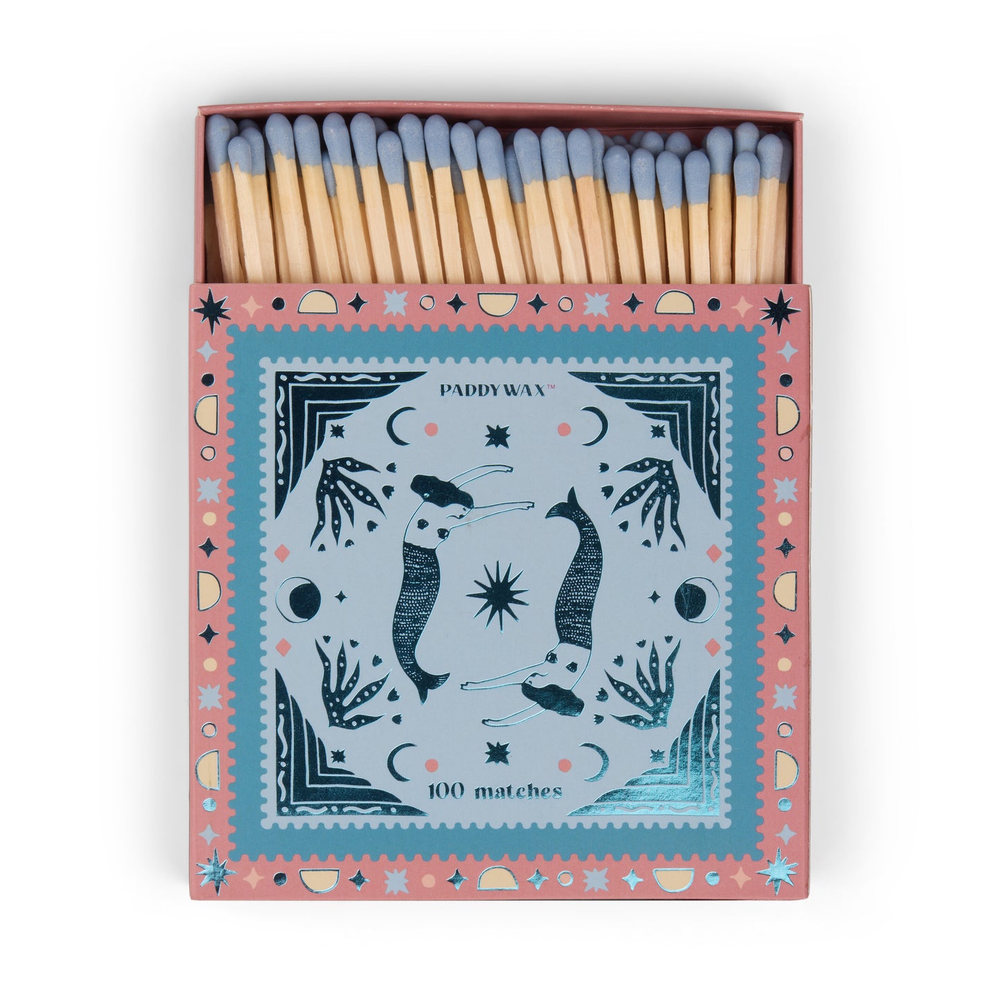 Matches Boxed With Foil Accents And Mermaid