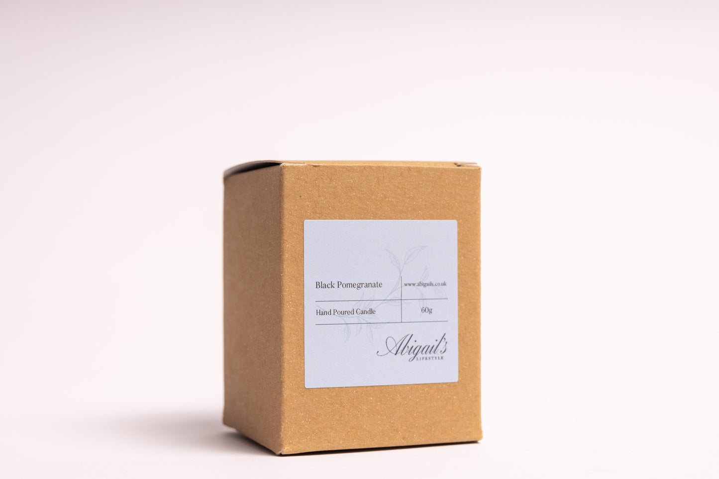 Abigail's Clear Glass Votive Black Pomegranate