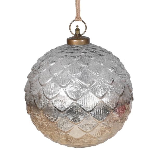 Large Faded Pine Bauble