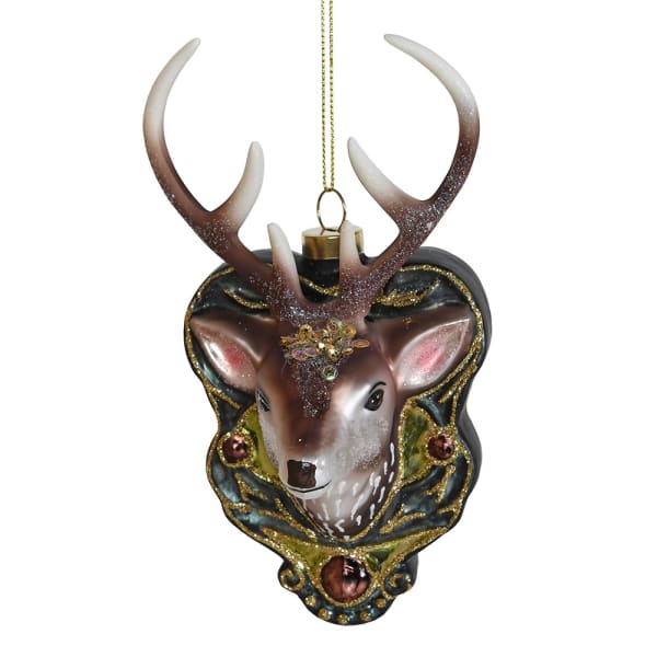 Decadent Deer Head Bauble
