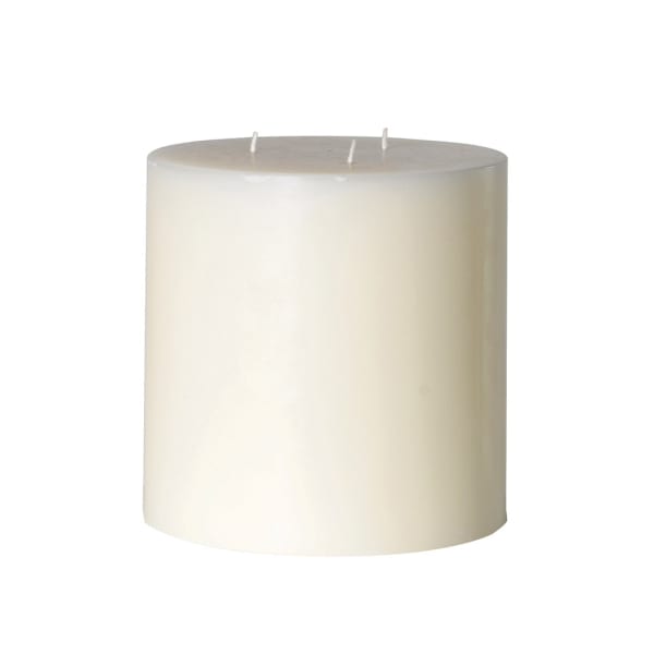 Cream Pillar Candle