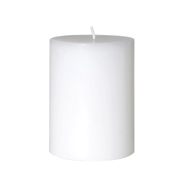 White Pillar Candle