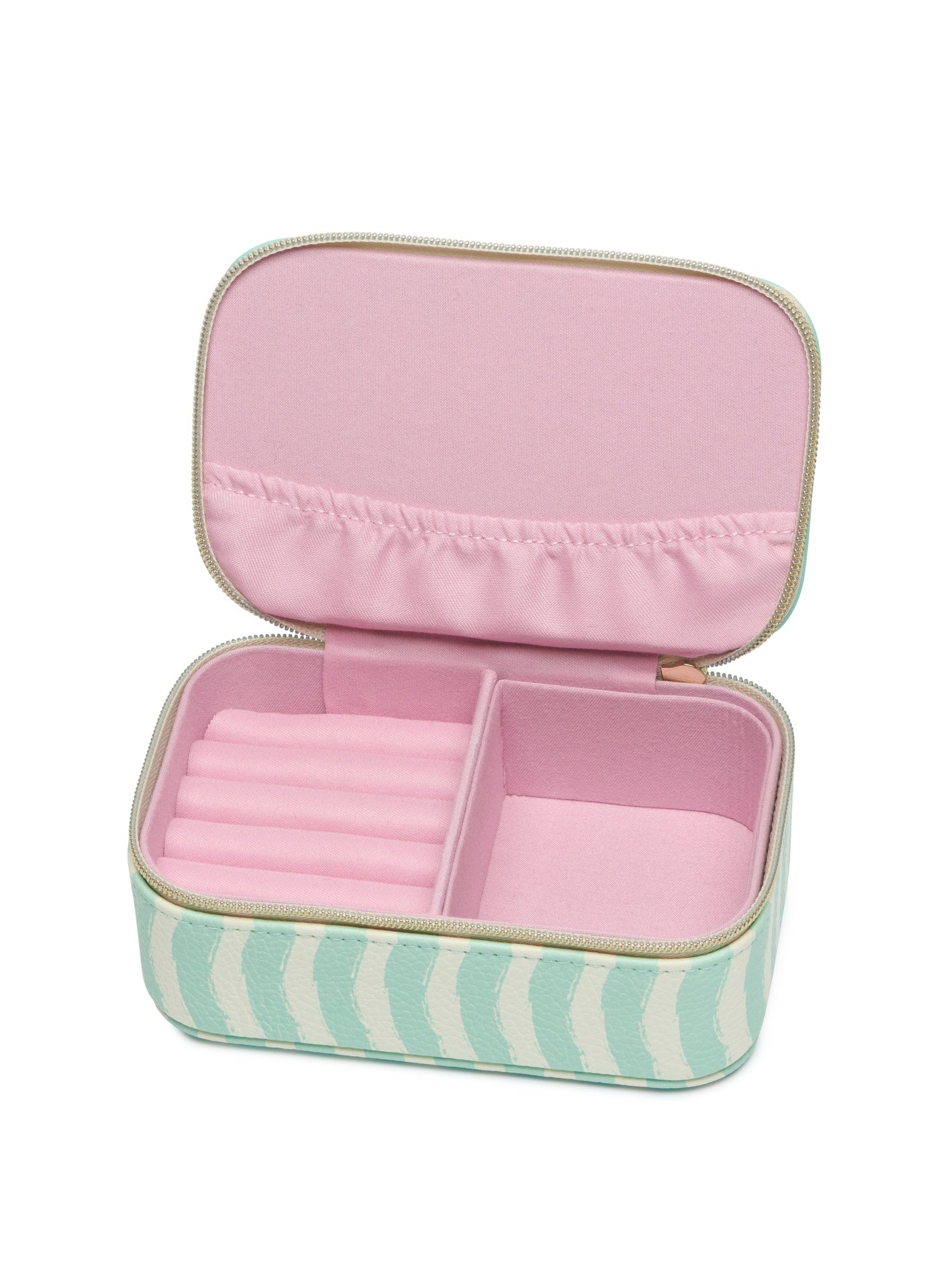 Estella Bartlett Mini Jewellery Box Wiggle Print Mint