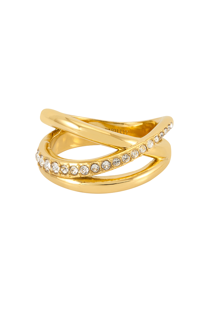 Estella Bartlett Twisted CZ Ring