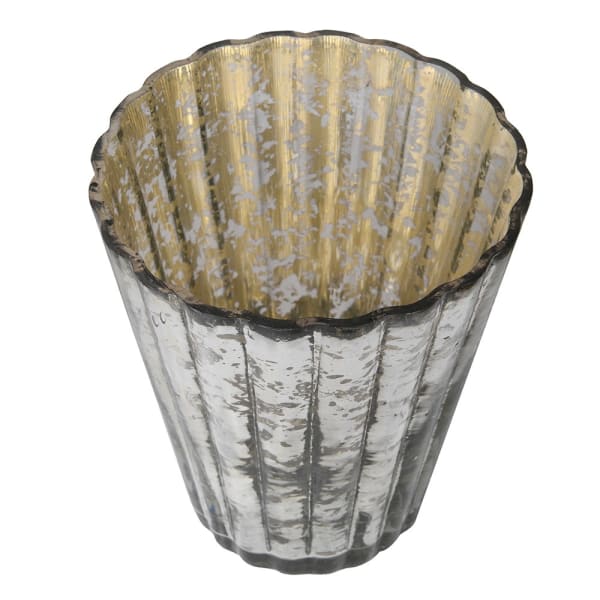 Antique Silver Candle Holder