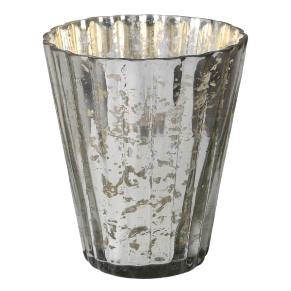 Antique Silver Candle Holder