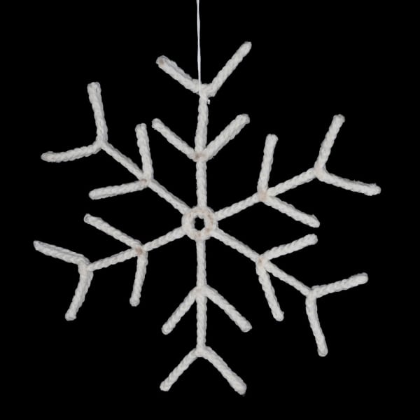 Knitted Frosted Snowflake