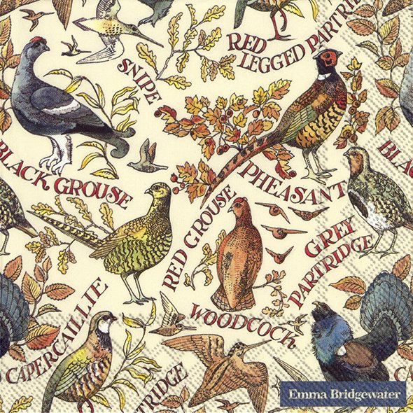 Napkins - Game Birds