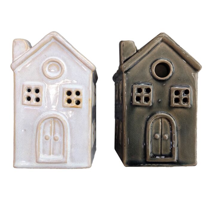 Rustic House Shaped Oil or Wax Melt Burner