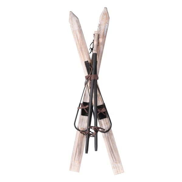 Pair of Wooden Skis
