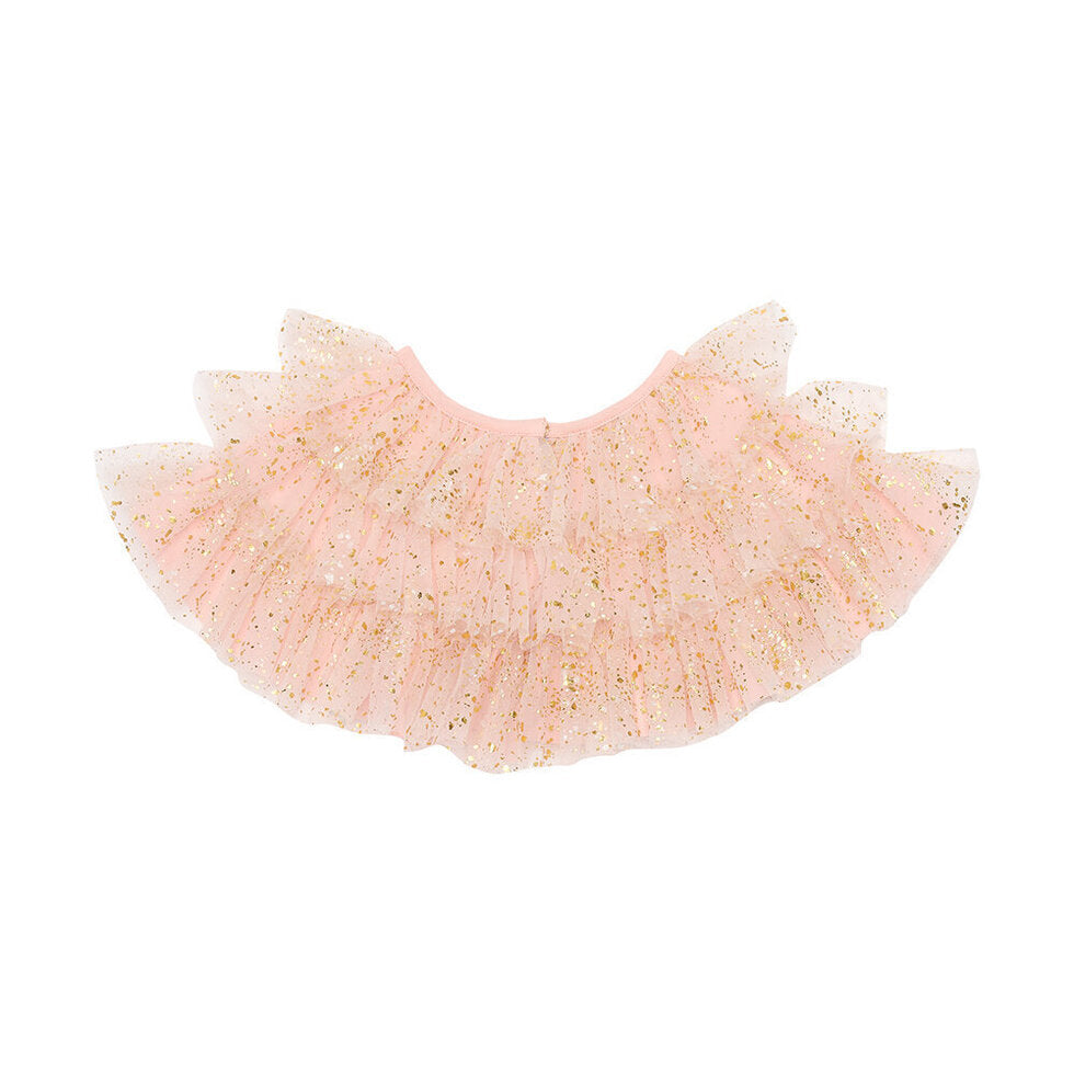 Bob & Blossom Pale Pink Sparkle Layer Cape