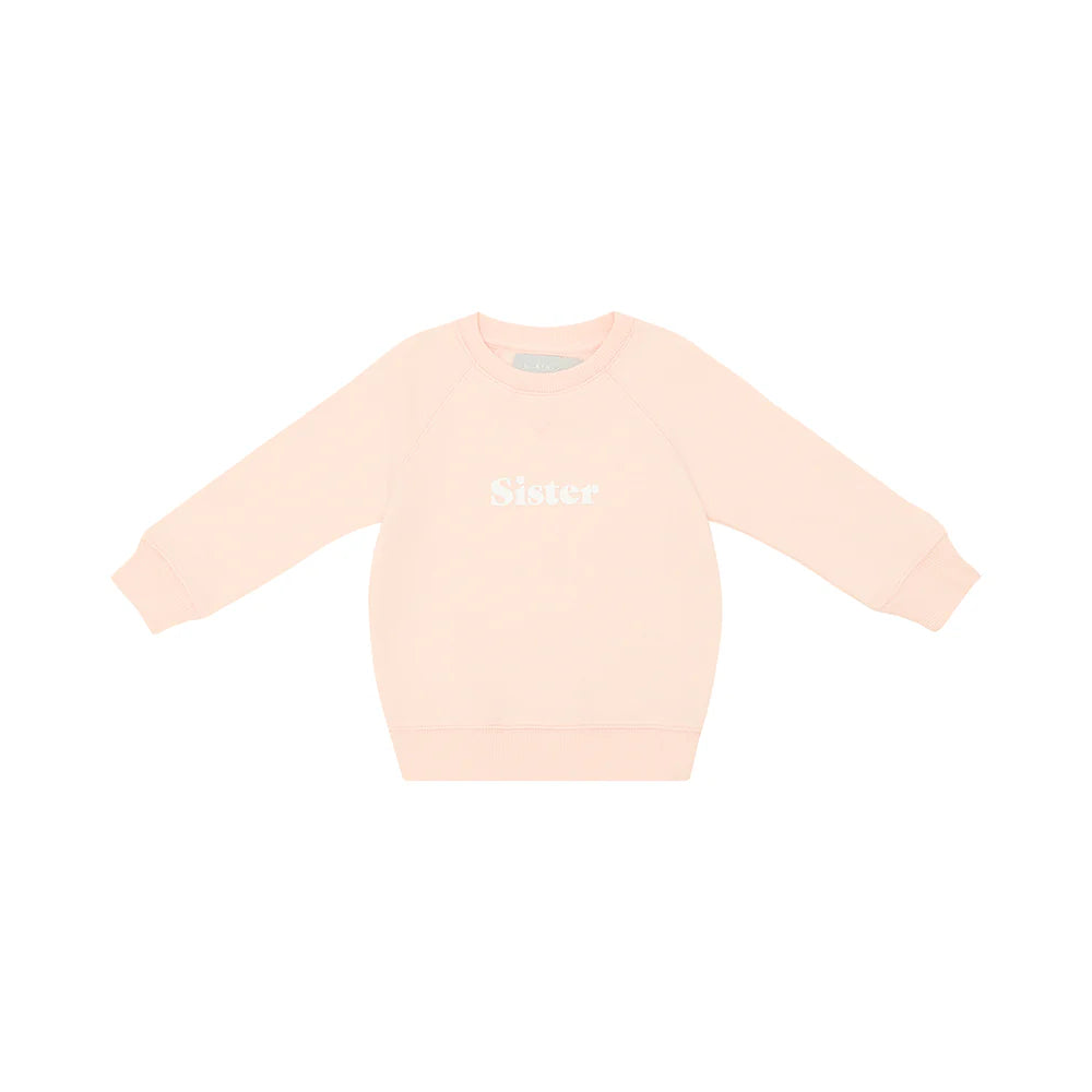 Bob & Blossom Powder Pink Sweatshirt Sister
