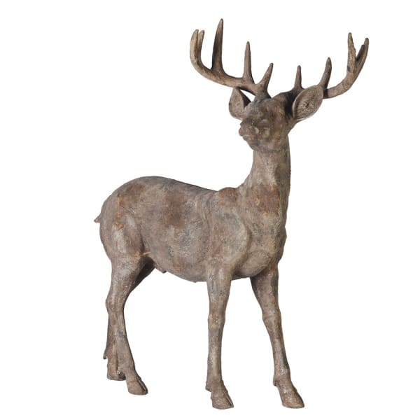 Distressed Standing Saint Stag