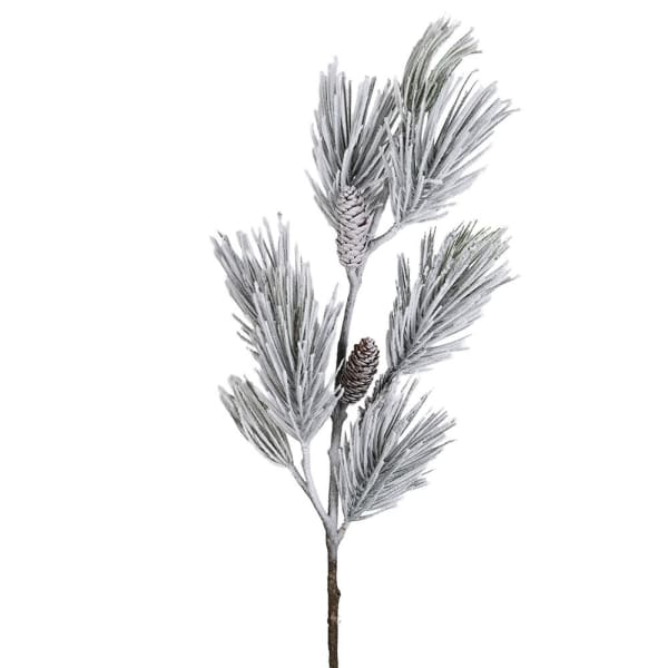 Snowy Pine Needle Stem