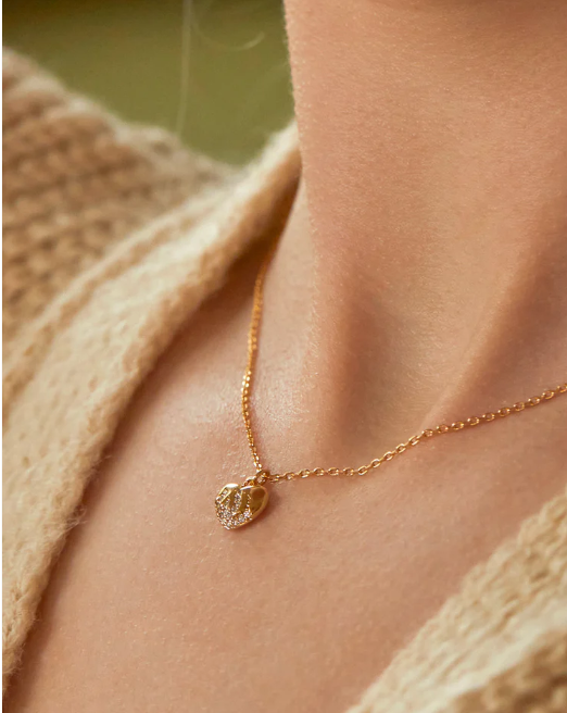 Estella Bartlett Flame Heart Pendant