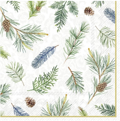 Napkins - Classic Branches Gold