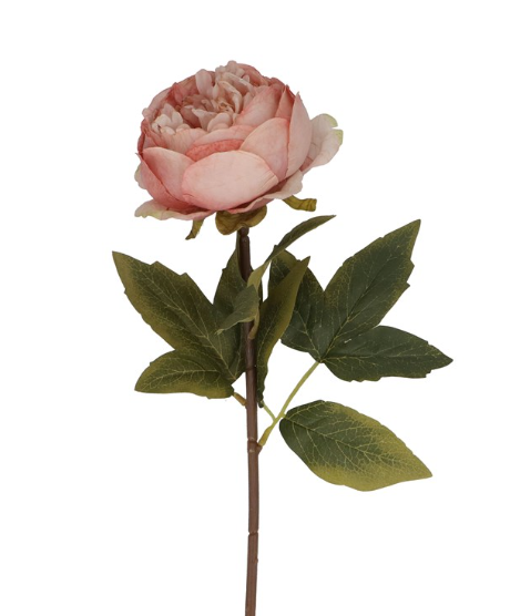 Gisela Graham Antique Pink Peony Stem