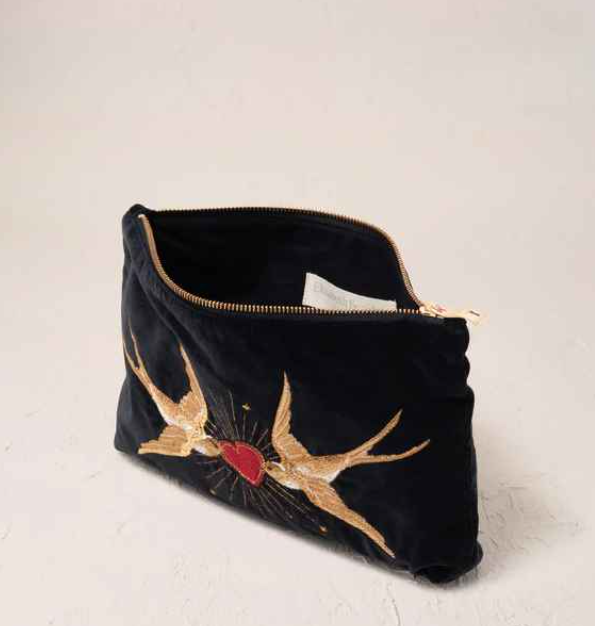 Elizabeth Scarlett Every Day Pouch - Beating Heart Charcoal