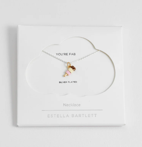 Estella Bartlett Necklace You are Fab Lolly Pendant