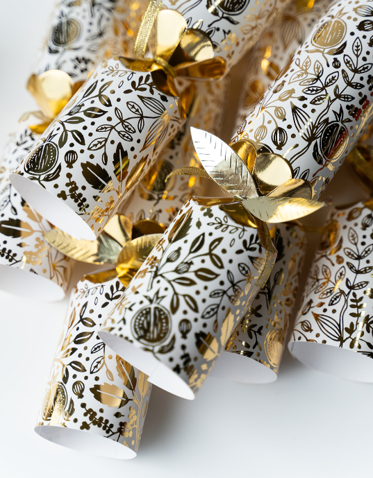 Holy and Ivy Crackers - Gold Pomegranate