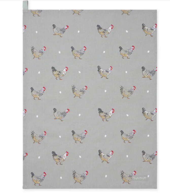 Sophie Allport Tea Towel - Chickens