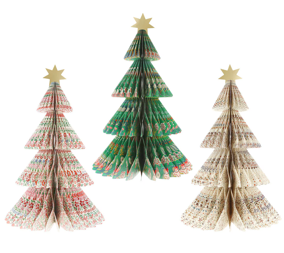 Meri Meri x Liberty Paper Honeycomb Trees