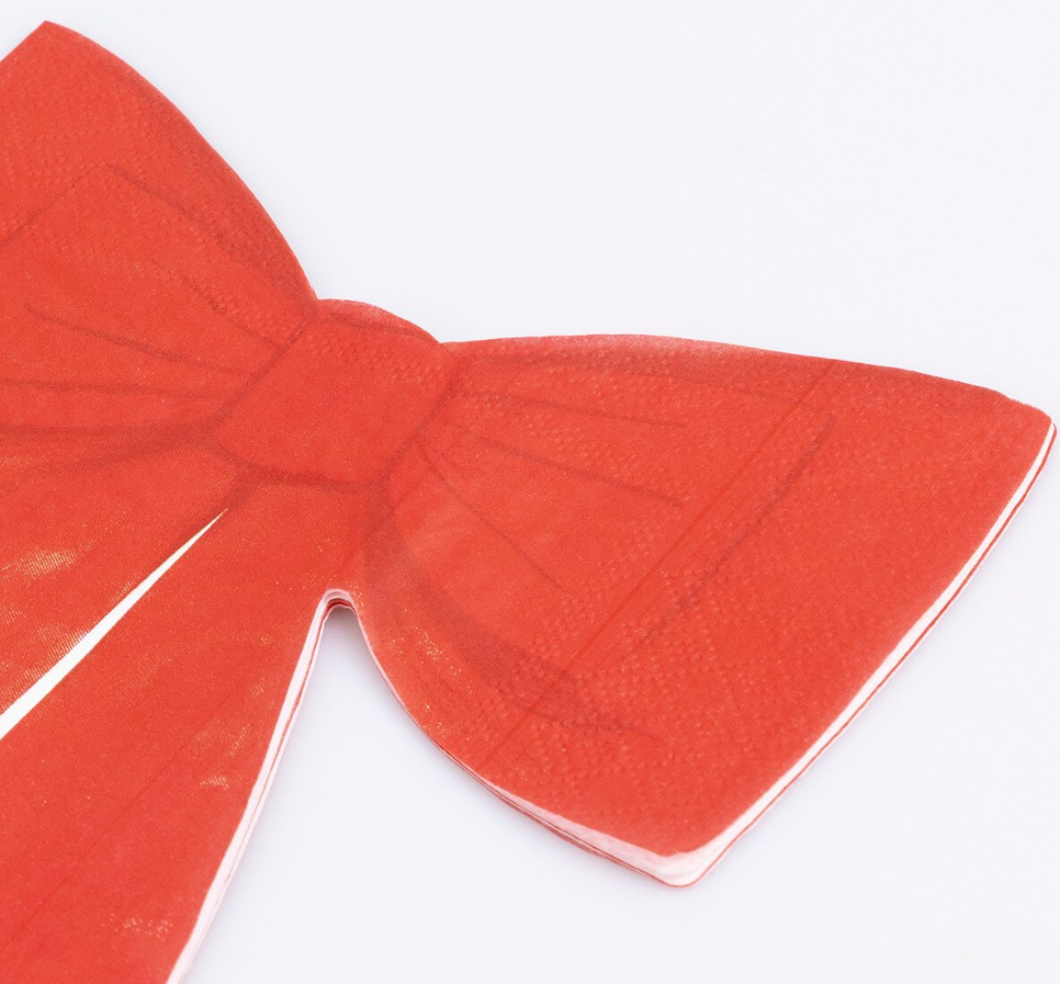 Meri Meri Red Bow Napkins