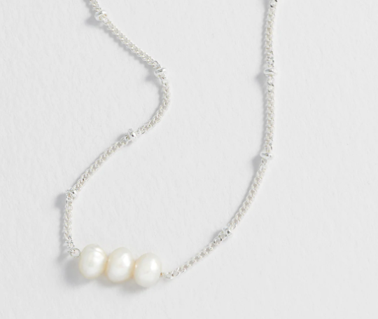 Estella Bartlett Beaded Chain and Pearl Necklace