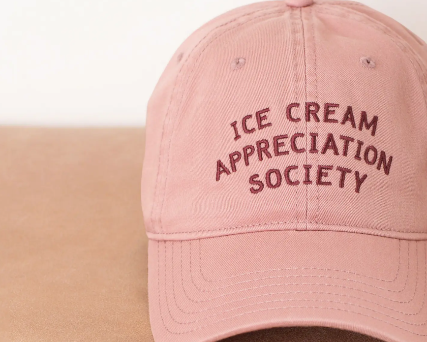 Ice Cream Appreciation Society - Cotton Baseball Cap