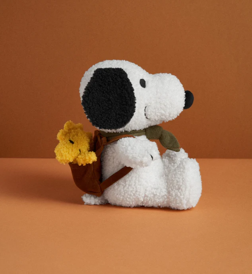 Snoopy with Woodstock in Backpack