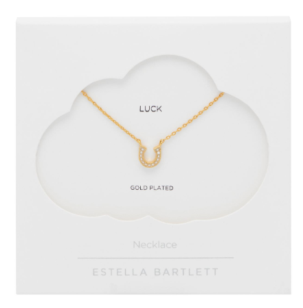 Estella Bartlett Pearl Horseshoe Necklace