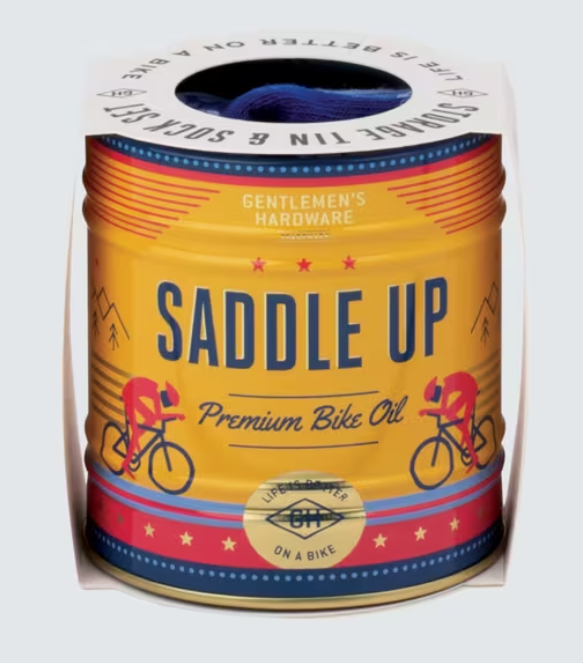Gentlemen's Hardware Bike Socks in a Can - Blue