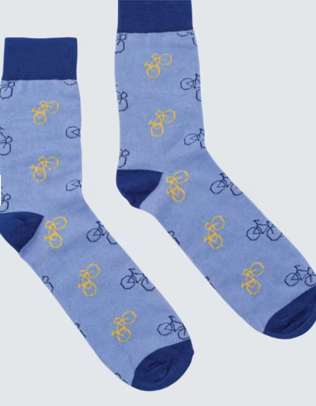 Gentlemen's Hardware Bike Socks in a Can - Blue